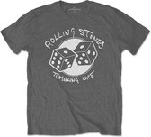 The Rolling Stones - Tumbling Dice Heren T-shirt - L - Grijs