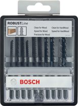 Bosch 10-delige Robust Line decoupeerzaagbladenset Wood Expert T-schacht