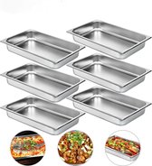 Buffet Plate-Hotel Pan-20x12x4 Inch-6 Pack-voor Catering Party Grillen Bakken Taarten-Hoge temperatuur-Dik Duurzaam Roestvrij staal