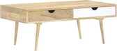 Decoways - Salontafel 117x55x45 cm massief mangohout