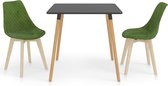 Decoways - 3-delige Eethoek lichtgroen