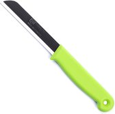 Solingen Schilmesje - RVS Glad - 18,5 cm met "Blade Cover" - Groen