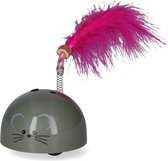 Robocat Grey Mouse - Interactief speelgoed voor katten - met Madnip