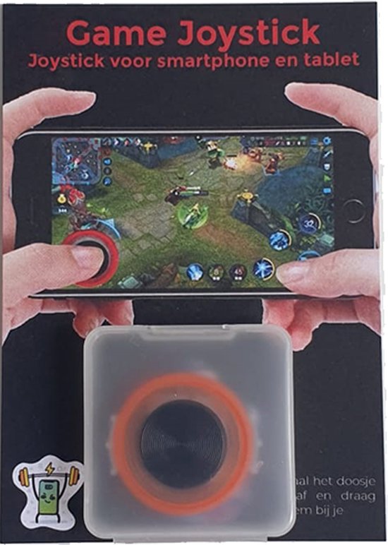 Joystick voor smartphone/tablet - Oranje - Voor PUBG, Call Of Duty - Merkloos
