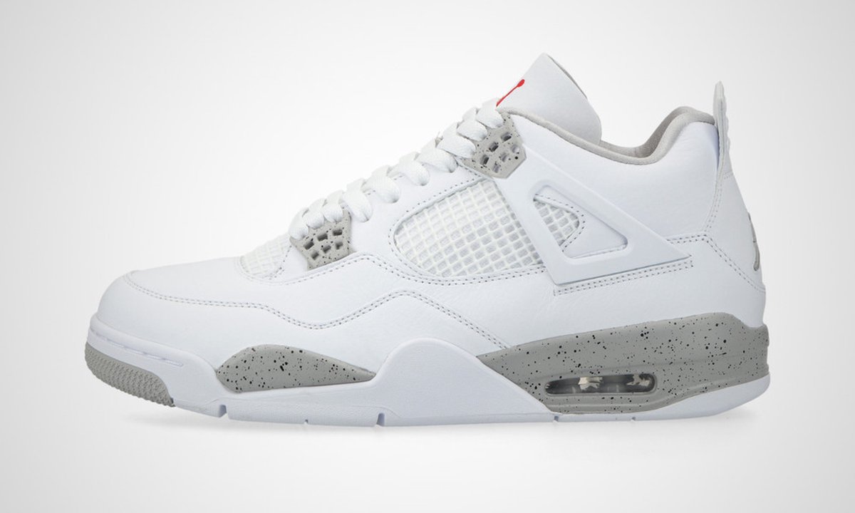 Nike Nike Air Jordan 4 Oreo Sneakers Unisex Wit