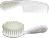 Vital baby - baby kam en baby borstel - haarverzorging voor baby en kind - set van 2 stuks