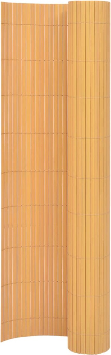 Decoways - Tuinafscheiding dubbelzijdig 170x500 cm geel