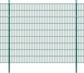 Decoways - Dubbelstaafmatten en palen 2008x1830 mm 44 m groen