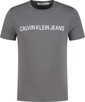 Calvin Klein Institutional Logo T-shirt Mannen - Maat S