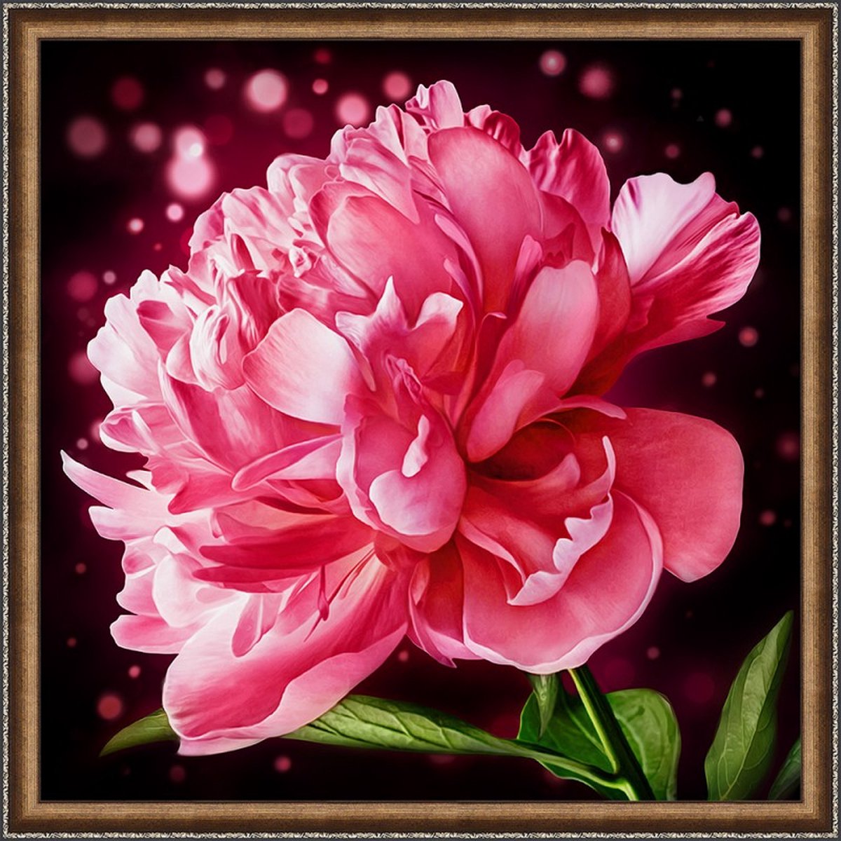 Diamond Painting Sparkling Peony AZ-1784