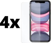 4 Stuks - Screenprotector iPhone XR
