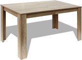 Furnibella – Eettafel Eikenkleur Eetkamertafel Keukentafel Tafel Keuken Eetkamer
