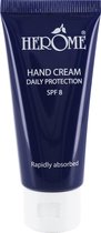 Herome Handcreme - Daily Protection SPF 8 - Travelsize Reisformaat - voor de Dagelijkse Verzorging, Beschermend en trekt snel in - 30ml.