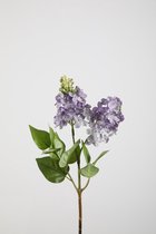 Kunstbloem - Lilac - Sering - topkwaliteit decoratie - 2 stuks - zijden bloem - Paars - 64 cm hoog