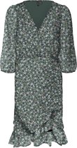 Vero Moda Jurk Vmchi 3/4 Short Dress Wvn Ga 10261767 Laurel Wreath/hubi Dames Maat - L