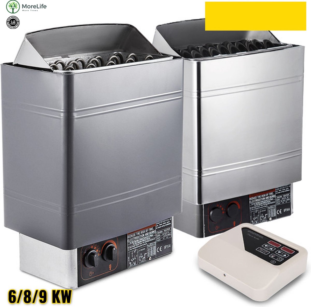 MoreLife Sauna Heater 6kw Chauffage Rapide Sauna Heater Chauffage — free download