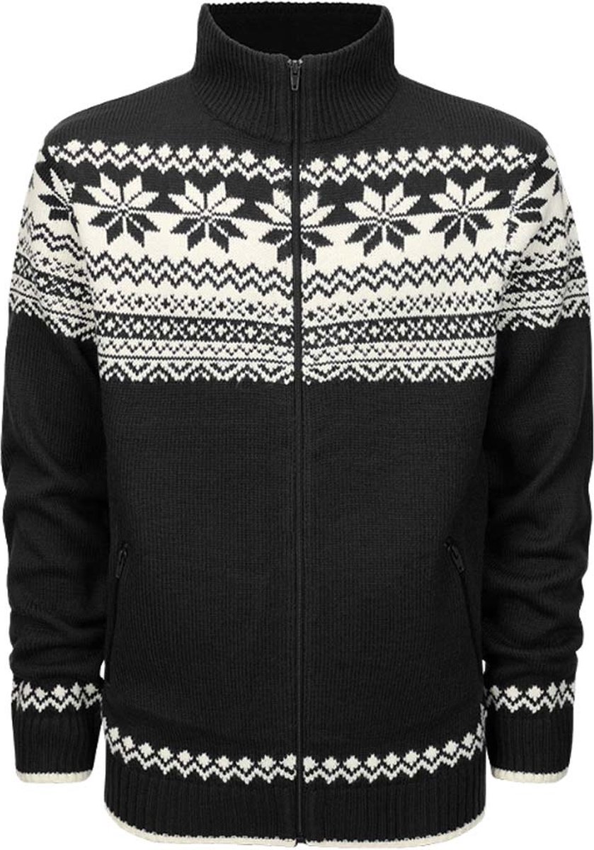 Brandit Cardigan Noors Vest Heren Zwart