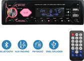 Achaté Autoradio met Bluetooth voor alle auto's – FM Radio, AUX, USB en SD – Handsfree Bellen