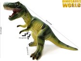 T-Rex  Dinosaurus speelgoed - zacht rubber - maakt dino geluiden - Dino world - 50CM