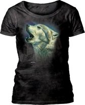 Ladies T-shirt Howling Wolf S