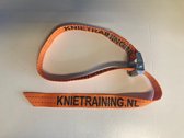 Knietraining.nl Nordic Hamstring Curl Strap Band, oranje, 1 meter
