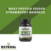 NXTgoal Sports Nutrition Whey Protein Strawberry Madness - 1000 gram