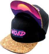 Woed | 80s - Snapback - Pet - Zwart - Kurk - One size