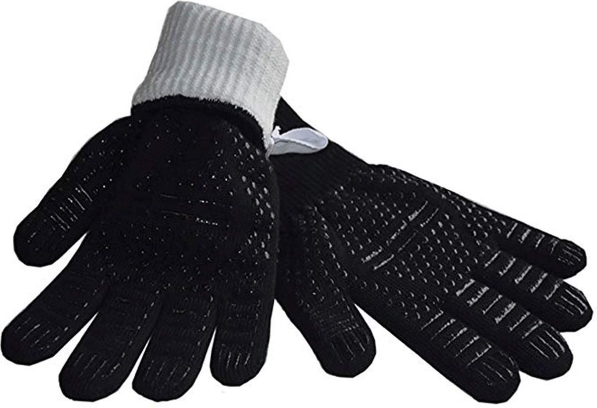 Ovenwanten - Hittebestendige BBQ Handschoen - 500 °C - Anti slip - 2 Stuks