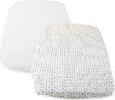 Chicco Next2Me FOREVER hoeslakentje voor baby matras 110x58cm -2stuks - Panda&Bear