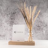 Kaartenplankje - Met Vaas -kaart Possible- paars-Lila droogbloemen- Femma Geurmelts & More