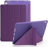 SBVR iPad Hoes 2021 - 9e generatie - 10.2 inch - Smart Cover - A2603 - A2604 - Paars