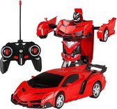 RC Transformer Auto en Robot 1:18 - Afstand bestuurbare auto en robot - RC auto voor kinderen