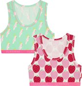 Claesen's 2 Pack Meisjes Croptop - Maat 164