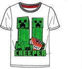 Minecraft t-shirt korte mouw - maat 128 - 8 jaar