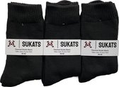 Sukats® Alpaca Sokken - 4 Paar - Maat 43-46 - Antraciet