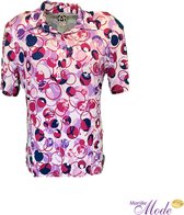 Casa Mode Poloshirt -  Lila- maat 48