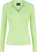 Pieces Trui Pchartley Ls V-neck Polo Knit Bc 17122265 Butterfly Dames Maat - L