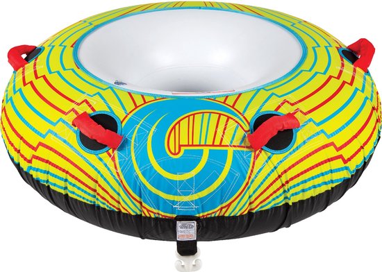 Connelly Spin Cycle Towable Fun Tube - Yellow - 1 personne