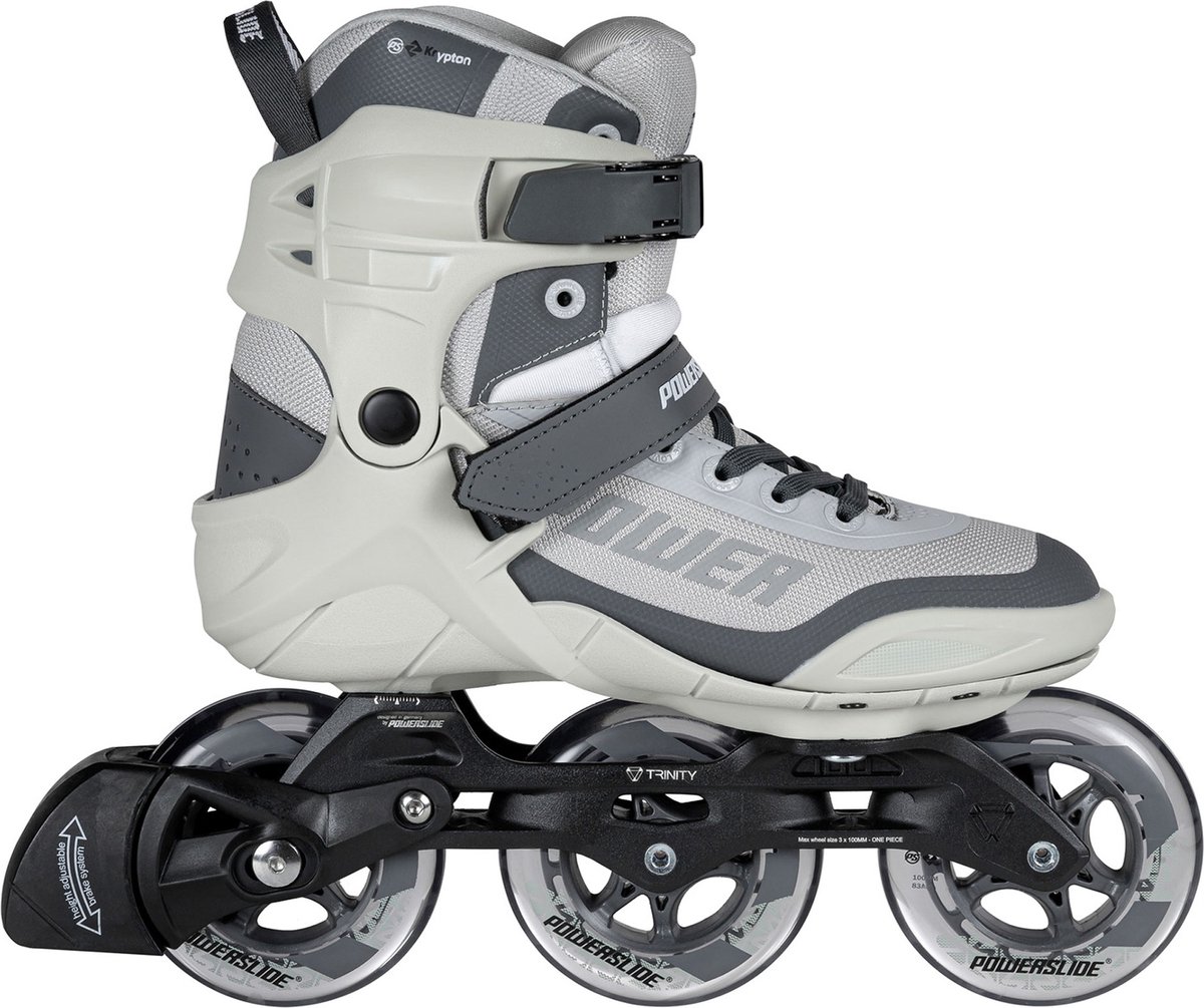 Powerslide Phuzion Krypton 100 Inlineskates Softboot Grijs
