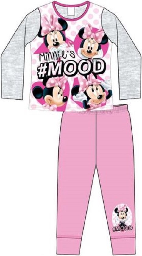Minnie Mouse pyjama maat 110 - Minnie's #Mood pyama - roze