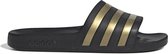 Adidas slippers Adilette - UK 12 (maat 47) - zwart/goud