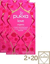 Pukka Thee - Love - Voordeelverpakking - 2 x 20 zakjes