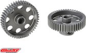 Team Corally - 64 DP Motortandwiel - Kort - Hard geanodiseerd AL7075 - 46 Tanden - Motoras dia. 3.17mm