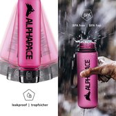 Drinkfles | Waterfles | Waterdrinkfles | 1000Ml | Bpa-Vrij | Sportdrinkfles | Draagriem | Roze | Anti-Lek | Fruitzeef