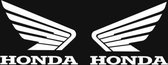 Honda Stickers - Decals - Wit - Honda Wings - Motor / Auto