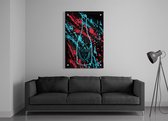 ✅Uniek Dom P x Kek Kunstwerk Acrylic 30x45 cm  - groot - Print op Acrylic schilderij - CUSTOM WALL ART - DOM P - Dom Perignon - (Wanddecoratie woonkamer / slaapkamer / keuken / living room) -