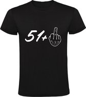 52 jaar Heren t-shirt | verjaardag | feest | grappig | cadeau | Zwart