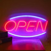 Open Neon Verlichting - Fenom Lights ® - Neon Lampen - Sfeer Decoratie - 25 x 30 cm (L x B)