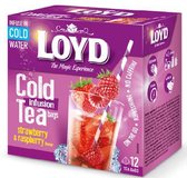 Loyd Cold Tea - Strawberry & Raspberry - 12x Theezakje