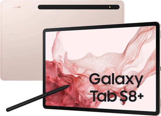 Samsung Galaxy Tab S8+ - WiFi - 128GB - Pink Gold